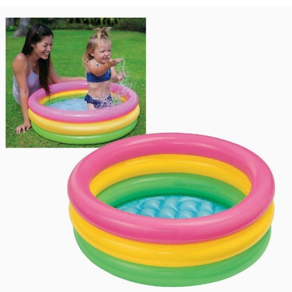 INTEX SUNSET FLOW BABY POOL (34 in x 10 in)